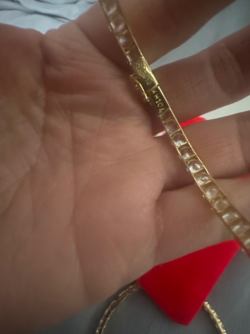 Gold Crystal-Accent Bangle Bracelet - Women Jewelry - Picture 3 of 6